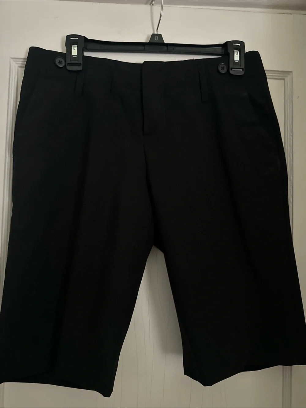 Banana Republic black Dress Shorts, Sz 6